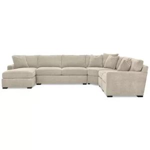 Radley 5-Piece Fabric Chaise Sectional Sofa