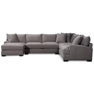 Rhyder 4-Pc. Fabric Sectional Sofa with Chaise