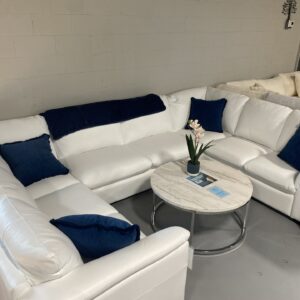 Chateau D'ax 3 Piece Leather Sectional