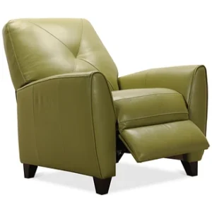Myia Tufted Leather Pushback Recliner